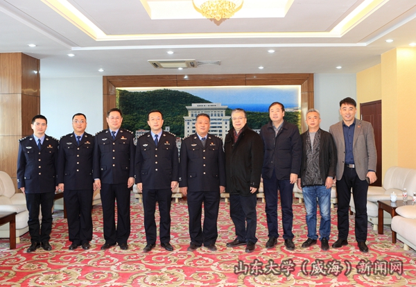 刘建亚会见高区公安分局局长马一东-山东大学(威海)新闻网